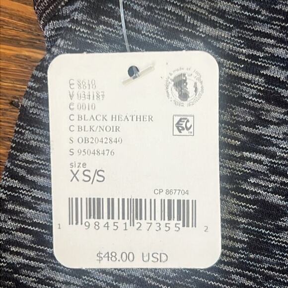 🆕FP Movement by Free People Swan Song Cami Black Heather NEW! - Picture 3 of 7